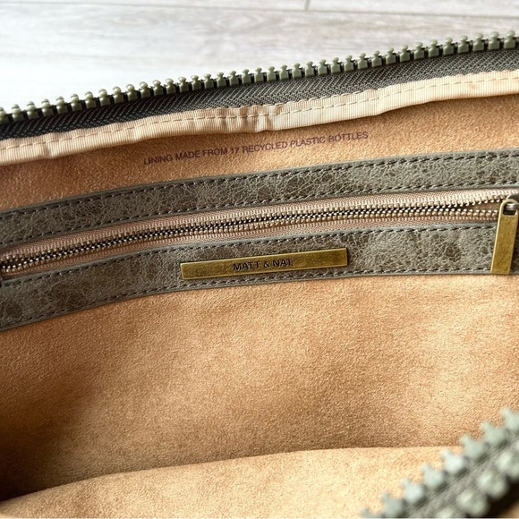 Matt & Nat Distressed Vegan Leather Messenger Bag - Picture 8 of 13